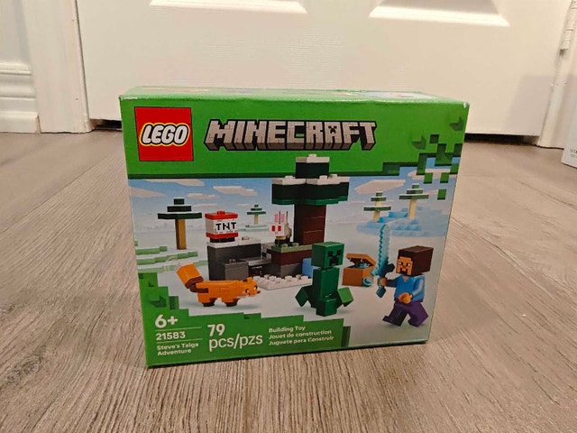 BNIB LEGO Minecraft 21583 Steve's Taiga Adventure