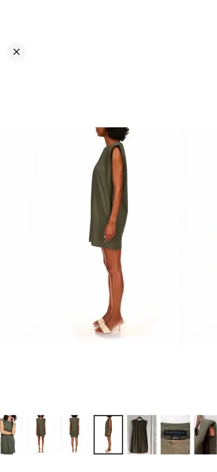 Sanctuary Cotton Shoulder Pad Dress - L - photo 2