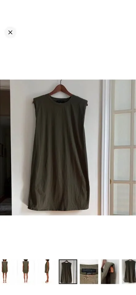 Sanctuary Cotton Shoulder Pad Dress - L - photo 4
