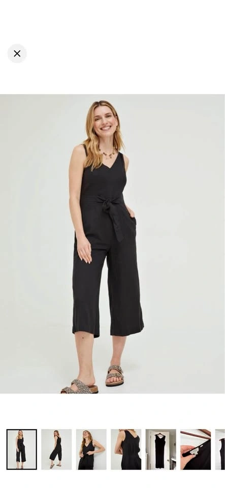 Fatface Linen Jumpsuit - 12Short