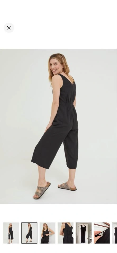 Fatface Linen Jumpsuit - 12Short - photo 2