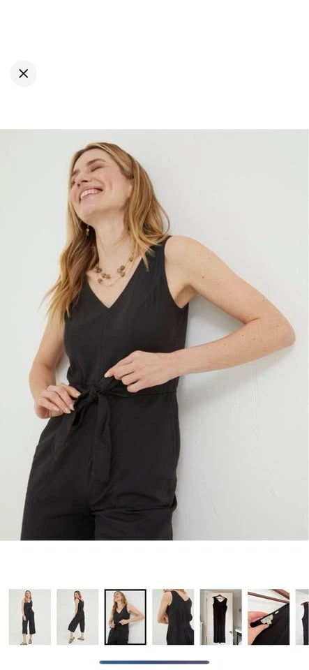 Fatface Linen Jumpsuit - 12Short - photo 3