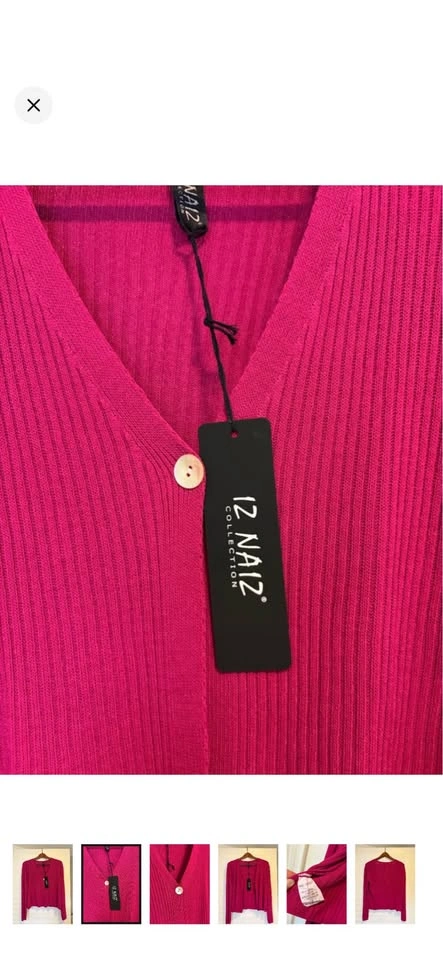 New with tags Fuschia Cardigan - One Size - photo 3