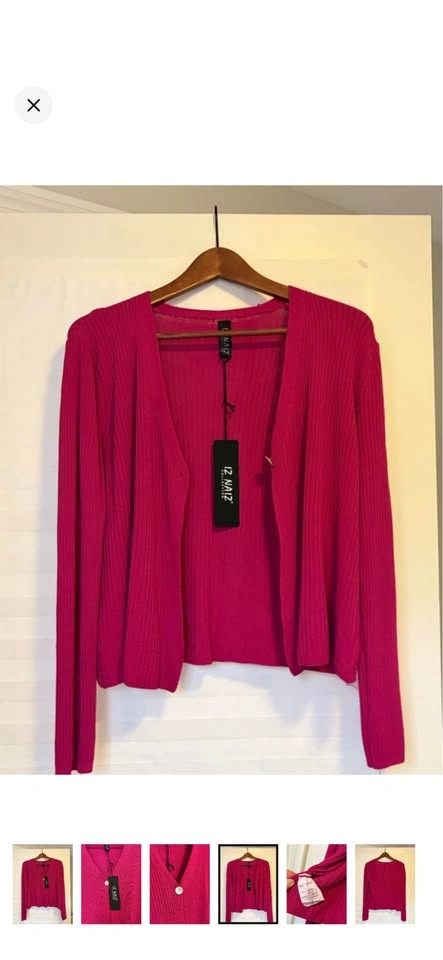 New with tags Fuschia Cardigan - One Size - photo 4