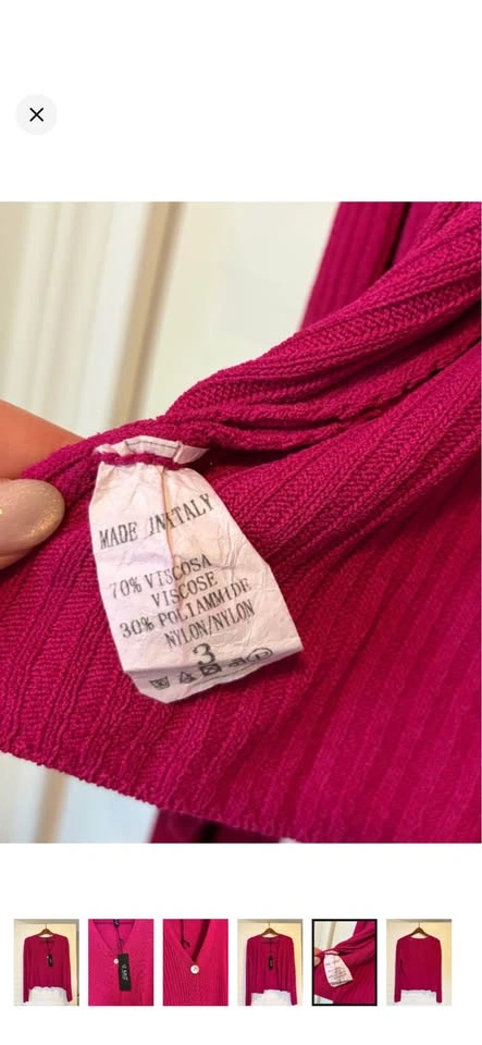 New with tags Fuschia Cardigan - One Size - photo 5