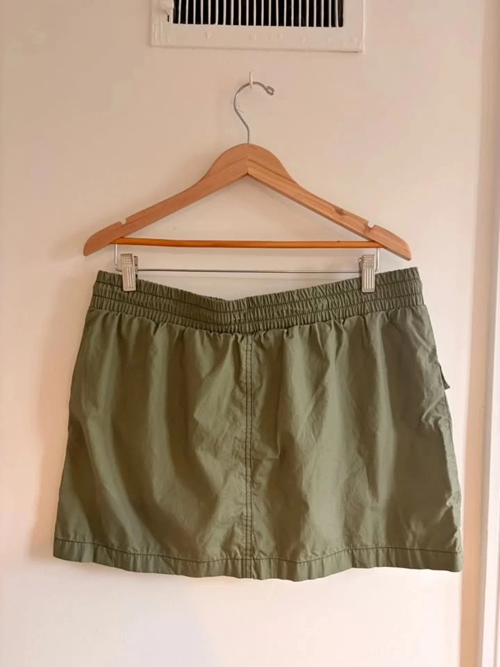 Olive Green Cargo Skirt - L - photo 2