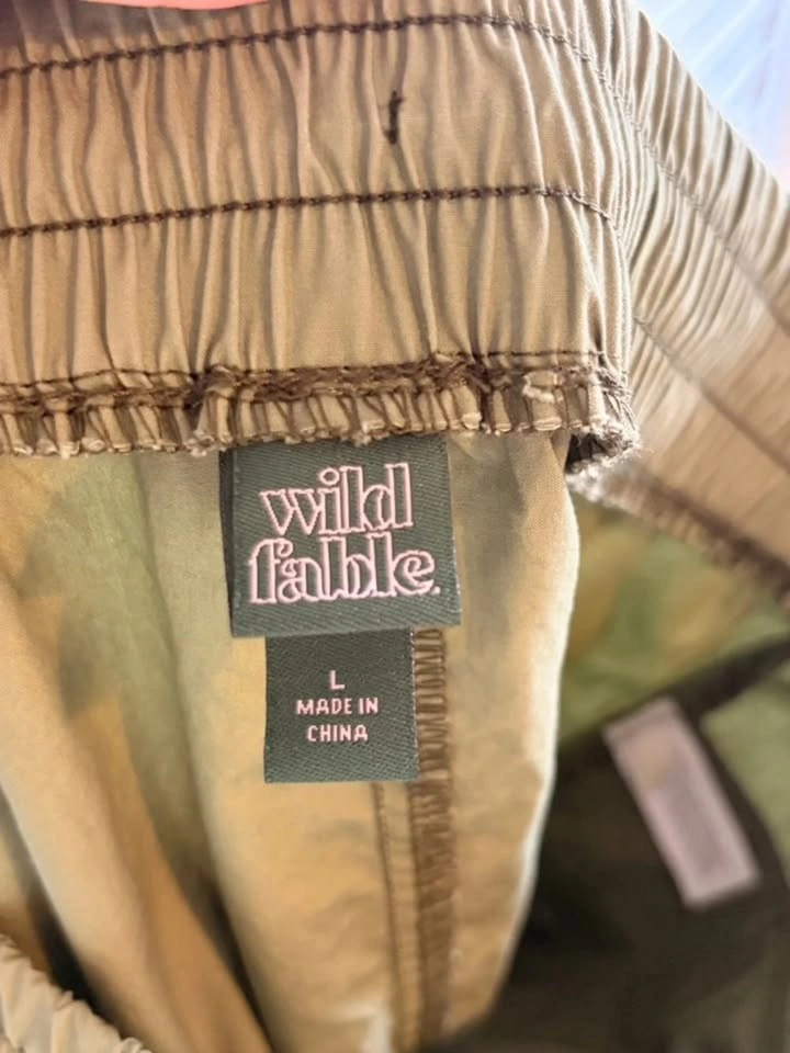 Olive Green Cargo Skirt - L - photo 5