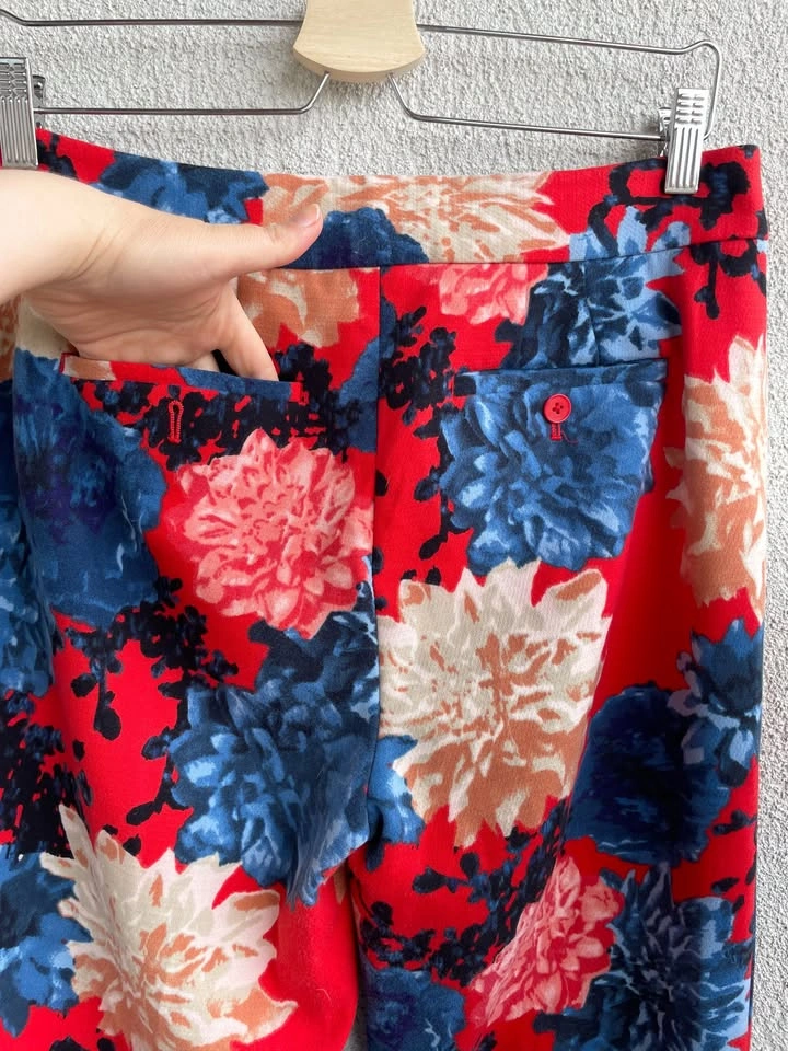 Talbots Chatham Floral Ankle Pants, Size 6, Slim Fit - photo 4