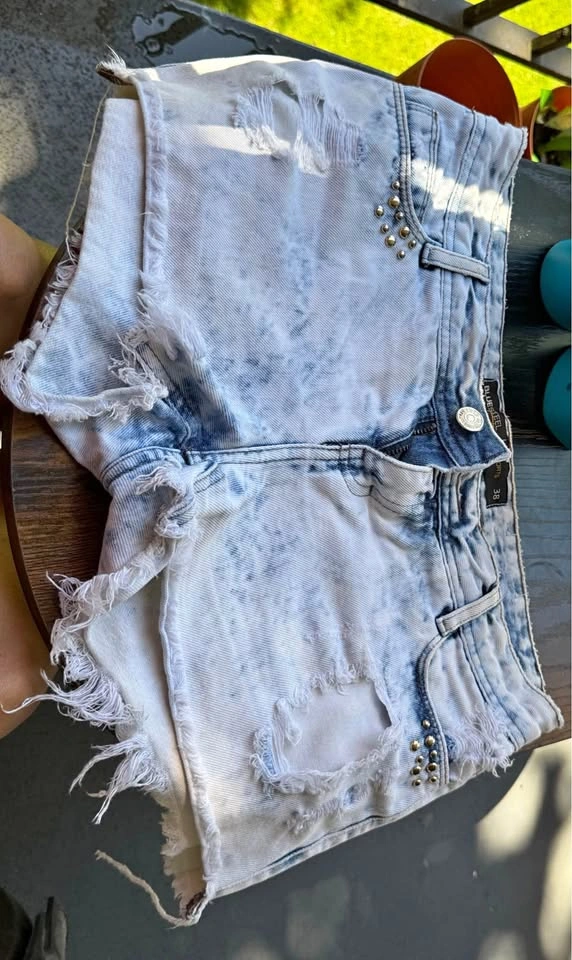 Denim shorts size 38