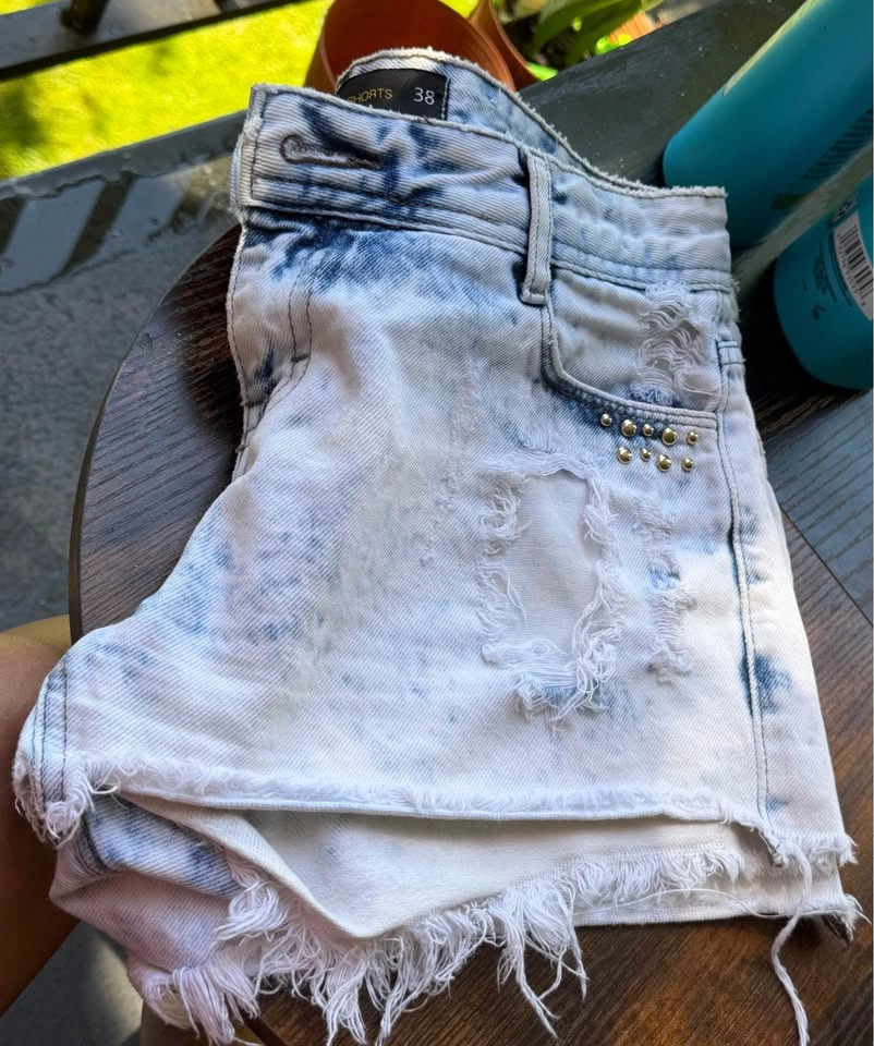 Denim shorts size 38 - photo 3