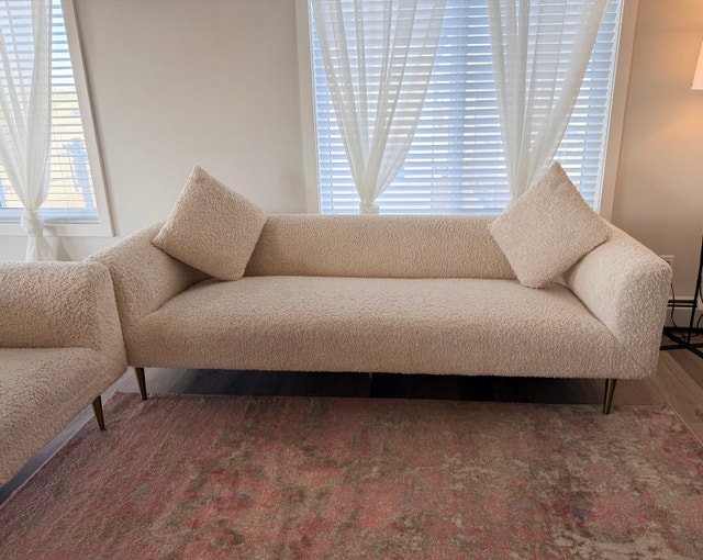 Beige Couch (2 Arm chairs, 1 Loveseat)
