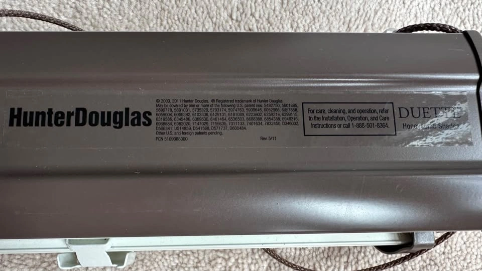 Hunter Douglas Duette Blinds - Set of 3, Chocolate Brown - photo 5