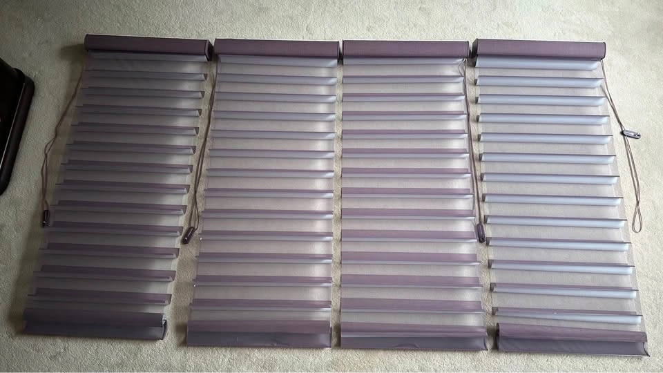 4 Hunter Douglas Silhouette Blinds - Day Night Shades - Mauve - photo 2