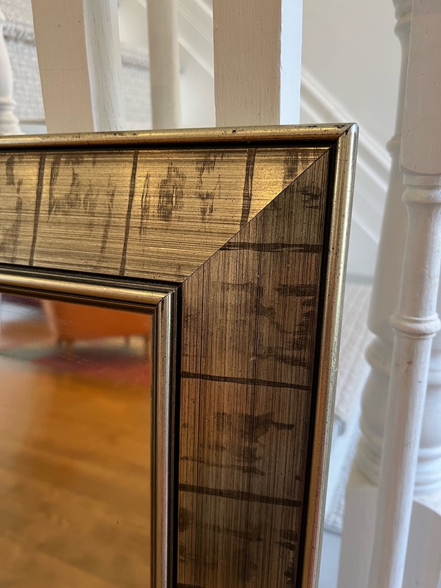 Mirror wood frame 36 in x 30 in - photo 2