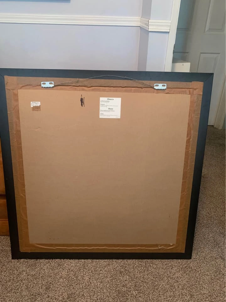 Beautifully framed wall Picture. 35” square - photo 2
