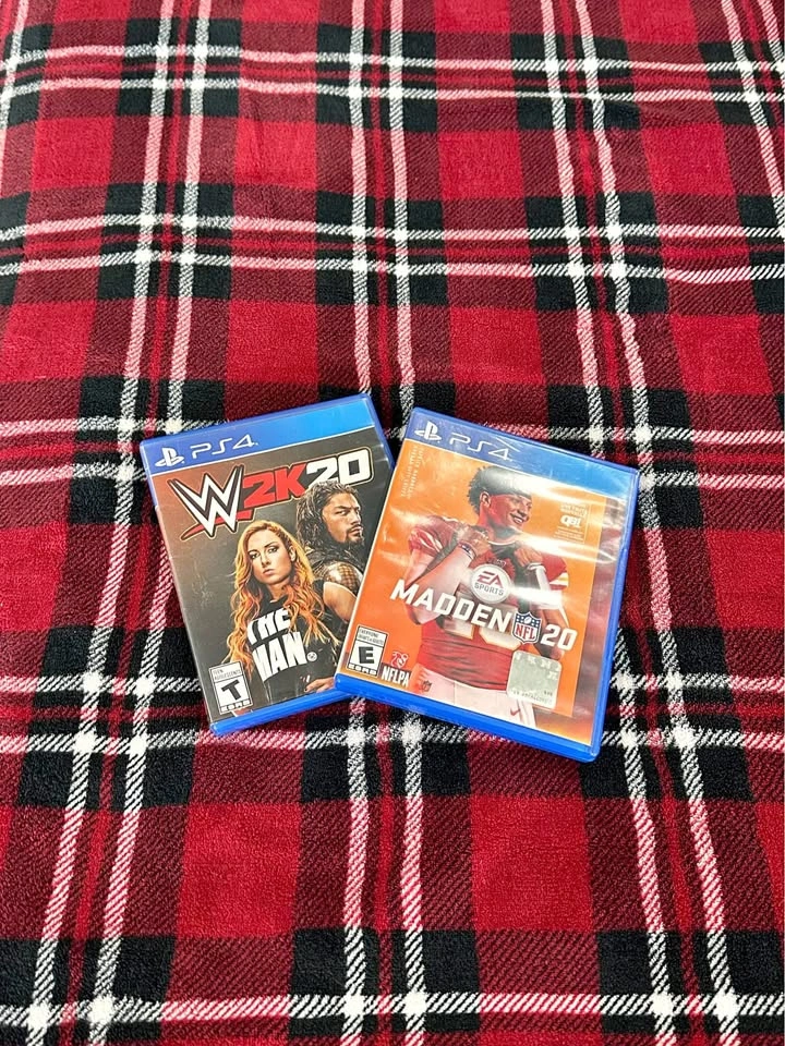 PS4 Games - Madden And WWE 2K