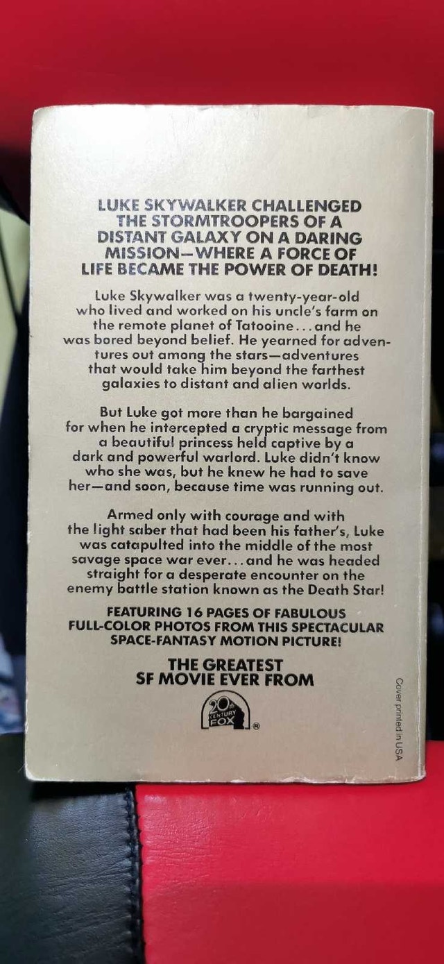 Star Wars Novel 1977 - photo 2