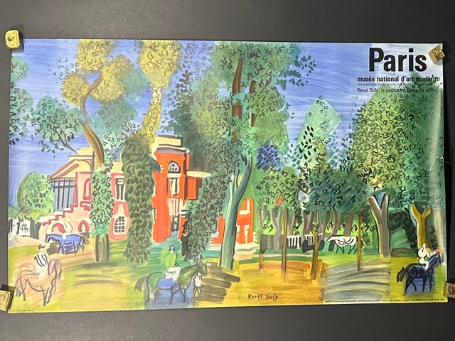 Raoul Dufy Musee National D'Art Moderne Original Poster