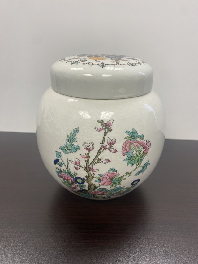 Vintage Sadler Jar 1950's Indian Tree Ginger/Tea Storage