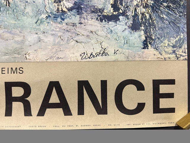 Reims Cathedral French Poster Maurice Utrillo - photo 5