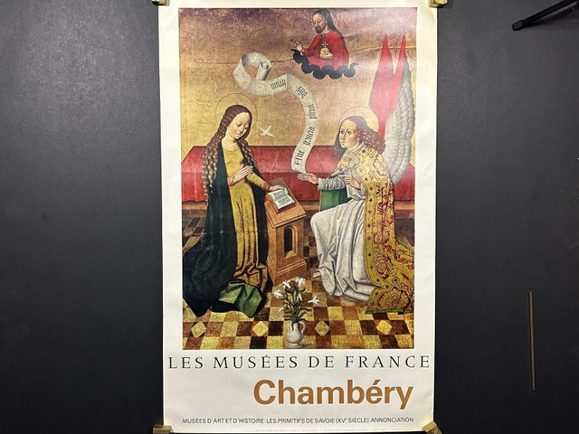 Les Musees de France Chambéry Original French Travel Poster