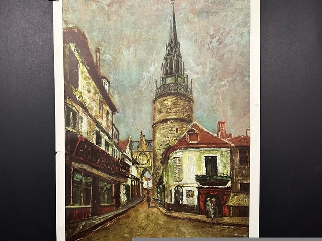1964 Bourgogne Railway Poster by Henry de Waroquier - photo 3