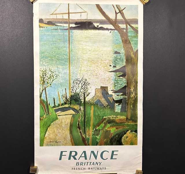 Vintage French Railways Poster - René Genis Landscape