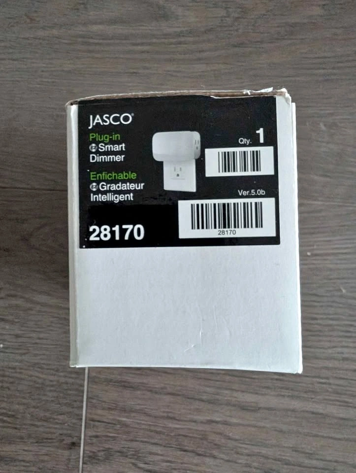 Jasco Z-Wave Plus Smart Dimmer Outlet - New