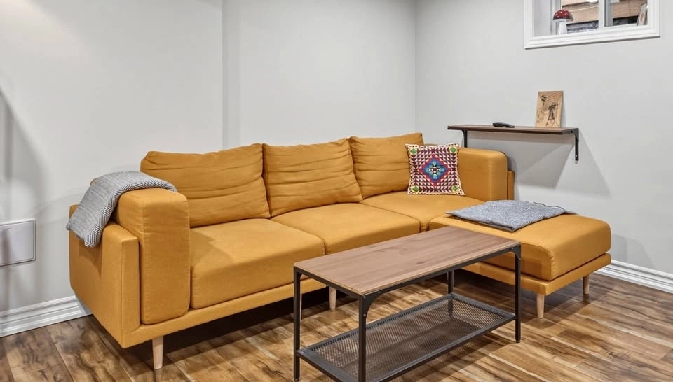Modular fabric couch