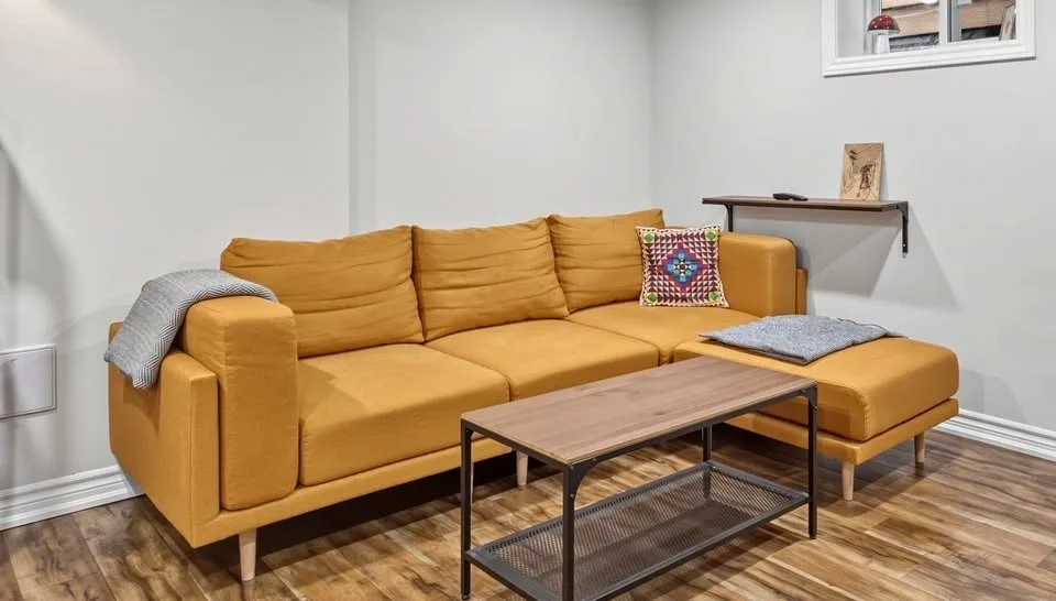 Modular fabric couch