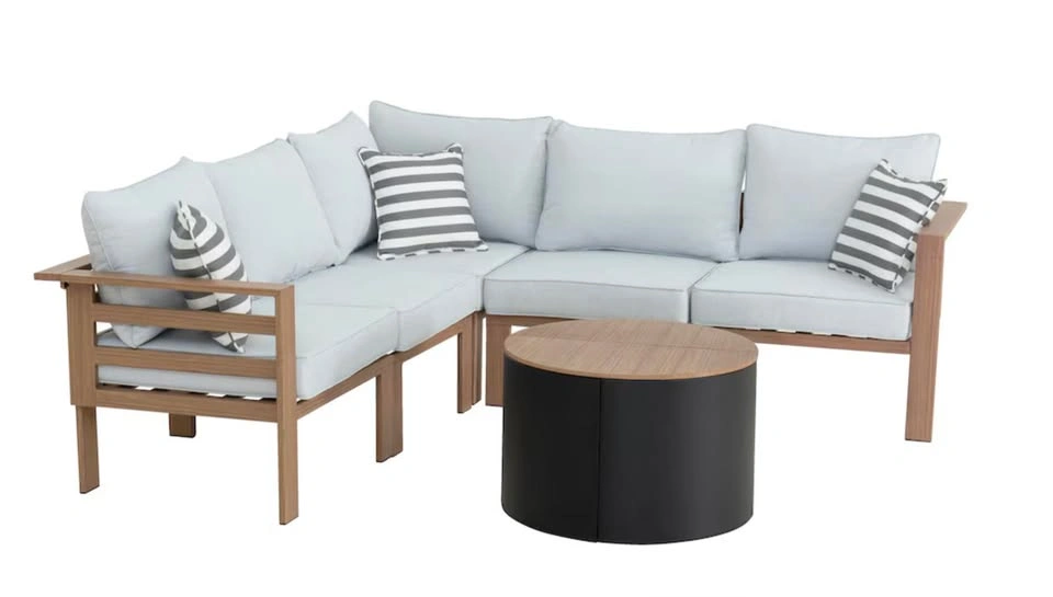Patio set and umbrella with base - photo 2