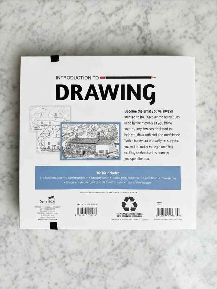 Spice Box Drawing Art Set - Pencils, Paints, Sketchbook - New - photo 3
