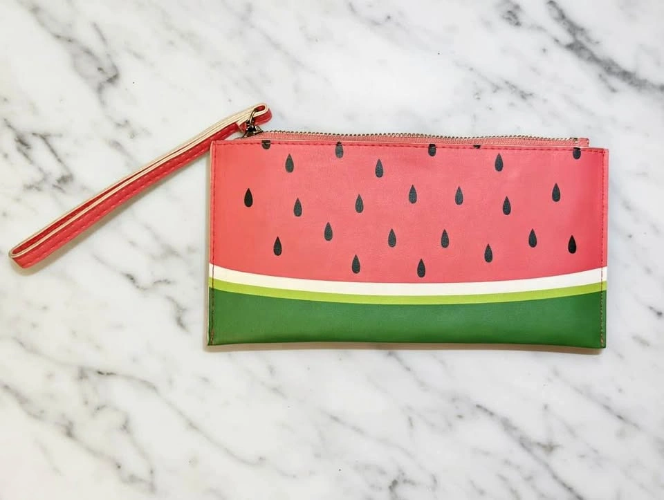 Watermelon Wristlet Pouch 🍉 | Cute Makeup / Travel Bag
