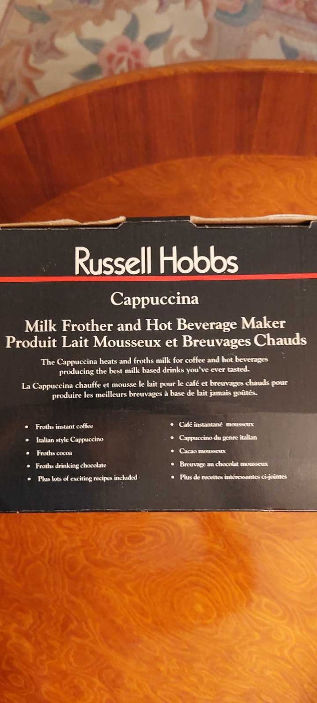 Russell Hobbs Milk Frother & Hot Beverage Maker - New - photo 2