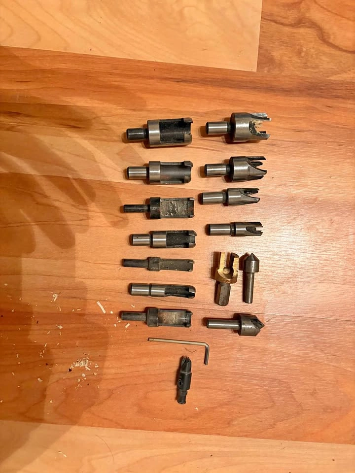 Collection of Wood Plug Cutters