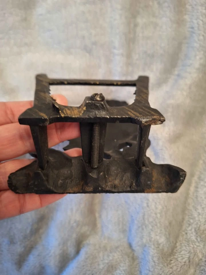 Black Wrought Iron Rooster Napkin Holder Farmhouse Decor - photo 5