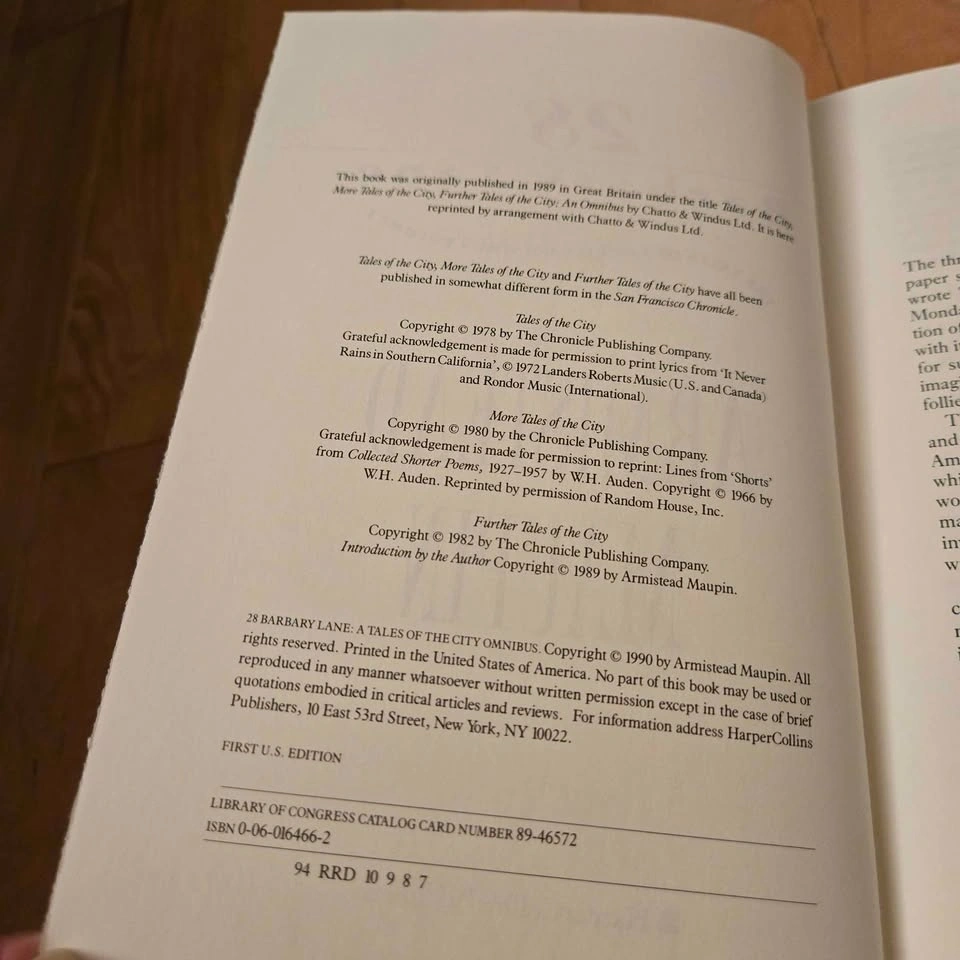 28 Barbary Lane: Tales of the City Omnibus by Armistead Maupin - photo 3