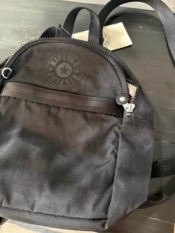 Kipling Black Mini City Park Backpack