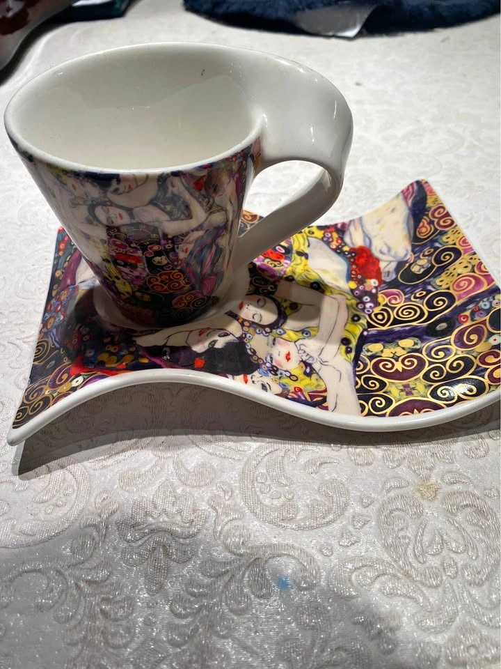 Klimt Cup and Saucer