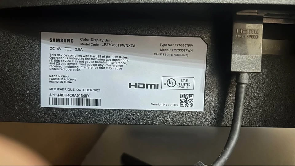 Samsung Odyssey G3 24" Gaming Monitor - photo 4