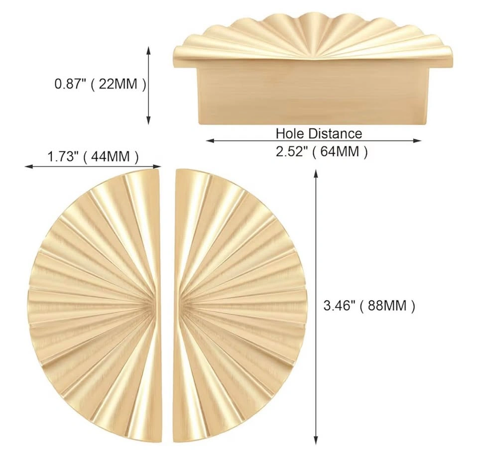 18 Gold Cabinet Handles 2.5" - photo 2