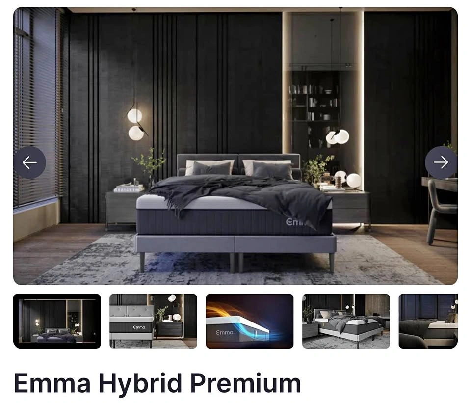 Emma Hybrid Premium Plus Twin Mattress
