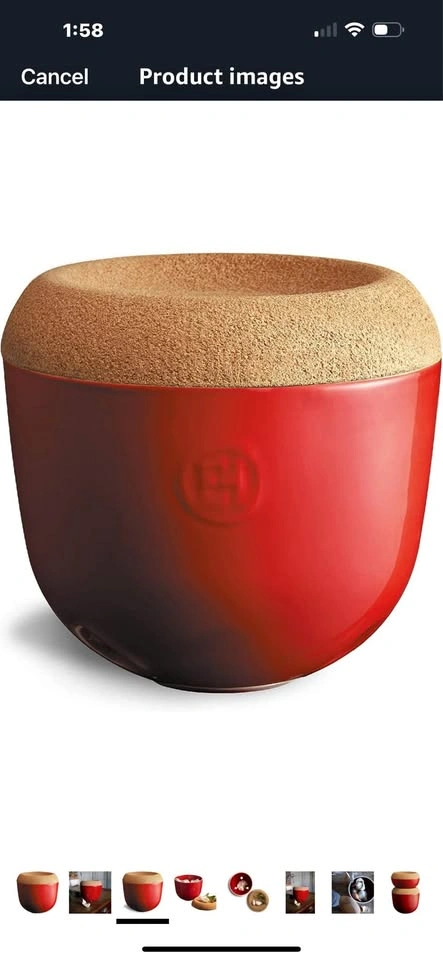 Emile Henry Garlic Pot
