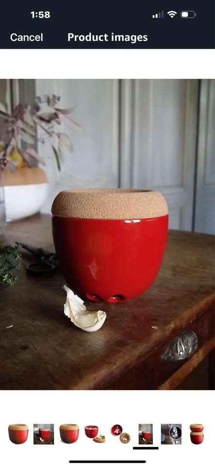 Emile Henry Garlic Pot - photo 5