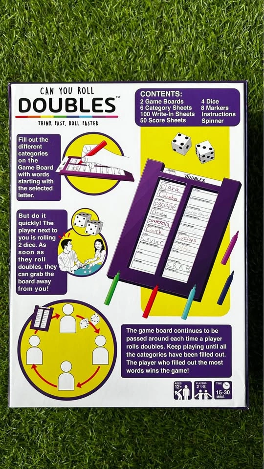 Can You Roll Double board game - photo 2