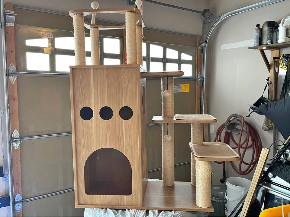 Cat Tree 51" Tall with Condo