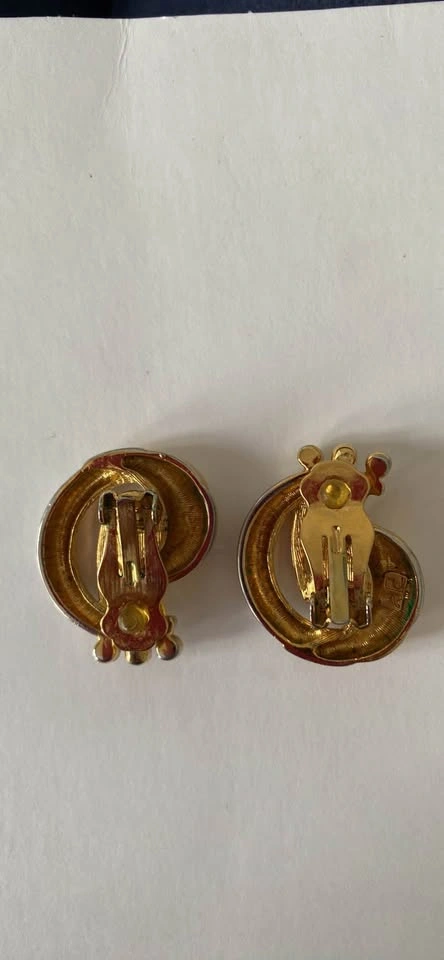Vintage Gold-Tone Swirl Brooch by André Courrèges - photo 2