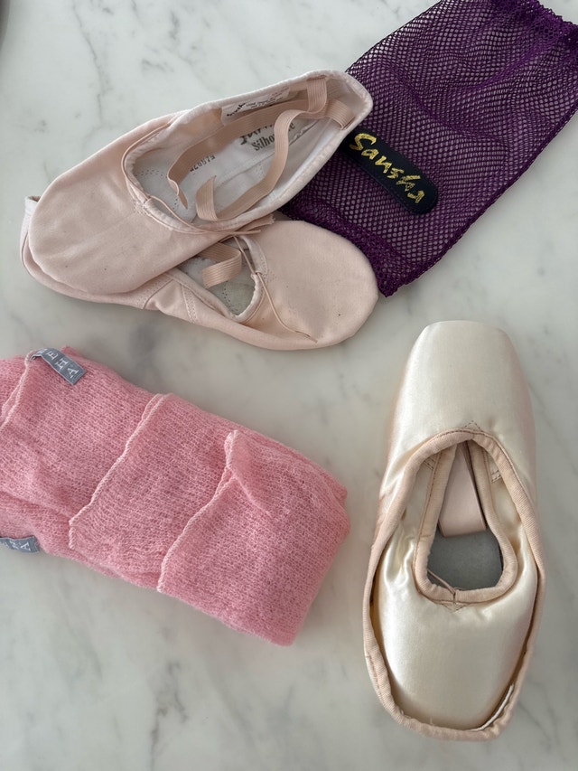 Ballet Flats and Leg Warmers