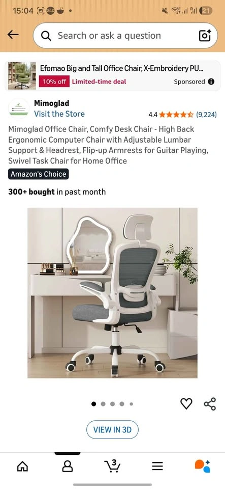 Mimoglad Ergonomic Desk Chair - photo 4