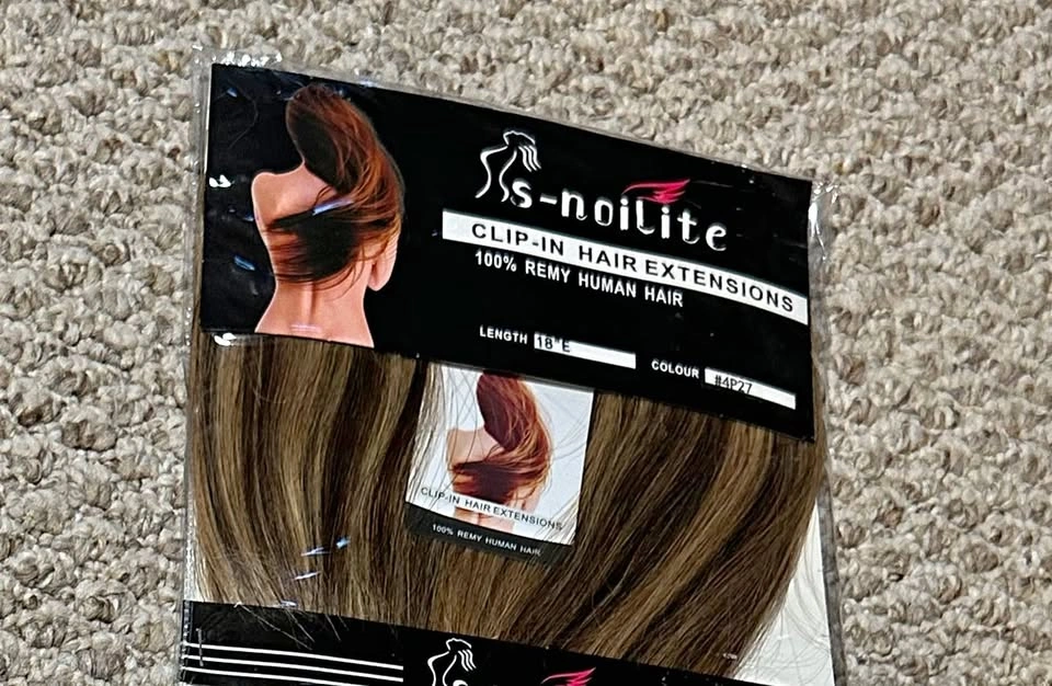 Ss-noilite Clip-in Hair Extensions 100% Remy Human Hair 18 inch